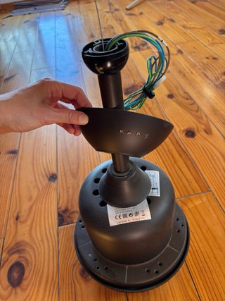 Ventilador de Techo con luz. Gran tamaño. Faro