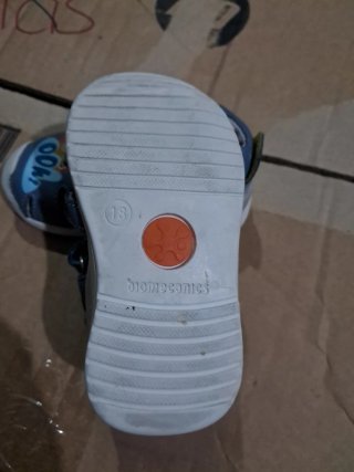 Zapatitos de niño azules con dibujos T18