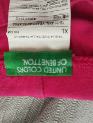 Conjunto Benetton camiseta y shorts