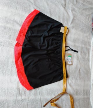Pantaloncini Nike Dri-Fit donna neri/rossi
