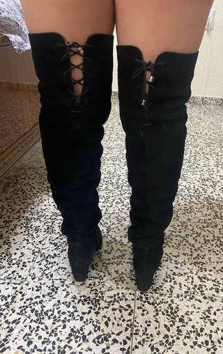 Botas altas negras