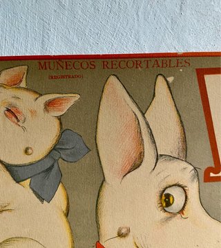 recortable antiguo ilustrado por Xaudaró