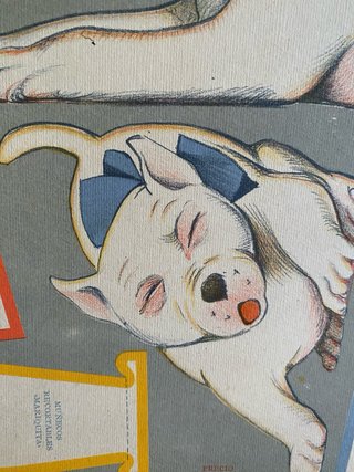 recortable antiguo ilustrado por Xaudaró