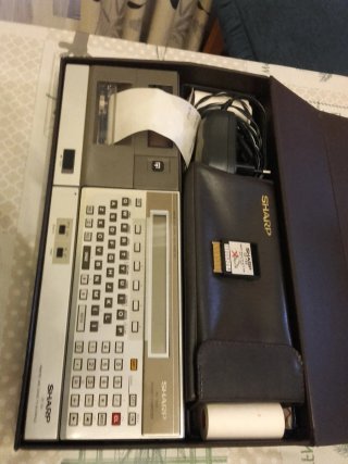 Sharp PC-1500 +plóter color+ interface+amplia.RAM