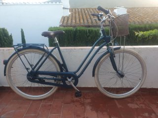 Bicicleta Elops 520 azul Decathlon