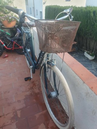 Bicicleta Elops 520 azul Decathlon