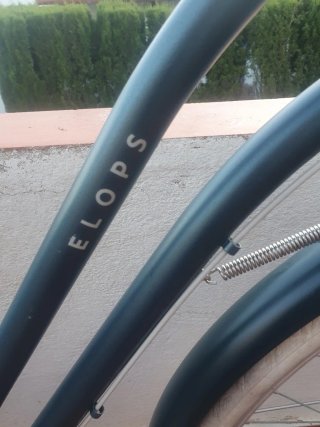 Bicicleta Elops 520 azul Decathlon