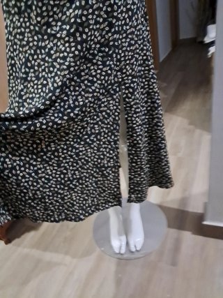 Falda larga estampada