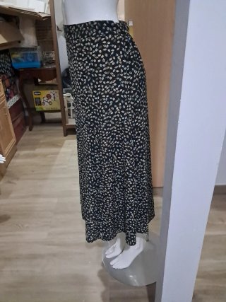 Falda larga estampada