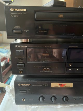 Equipo de música PIONEER CD y Cassette