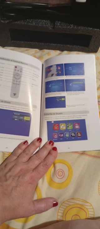 Proyector Wifi Azul y Blanco