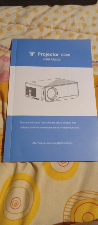 Proyector Wifi Azul y Blanco