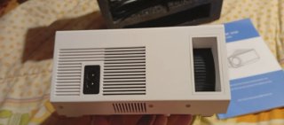 Proyector Wifi Azul y Blanco