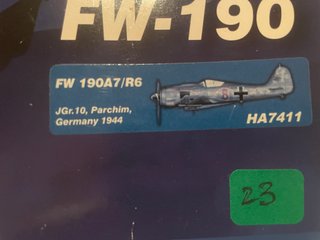 1:48 HOBBY MASTER FW 190A7/R6 JGR.10, PARCHIM