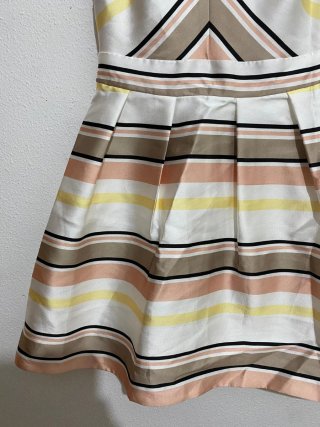 Vestido de fiesta satinado multicolor