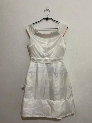 Vestido de fiesta satinado multicolor