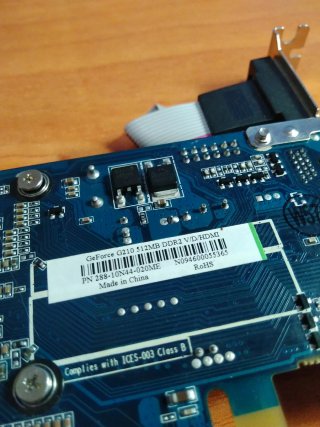 Tarjeta Gráfica Nvidia HDMI PCI Express 512MB