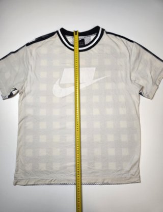 Camiseta Nike Malla Reversible Gris Negra Talla M