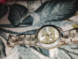 Rolex de oro y plata con diamantes