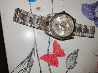 Rolex de oro y plata con diamantes