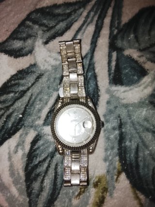 Rolex de oro y plata con diamantes