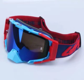 Gafas de Motocross/Cross Azules y Rojas