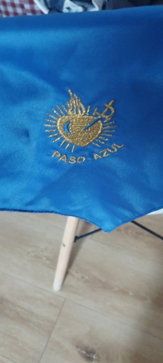 Pañuelo Hermandad Paso Azul Bordado