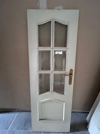 Puerta interior con cristal
