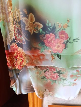 Divino vestido estampado floral de gasa