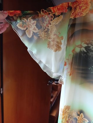 Divino vestido estampado floral de gasa