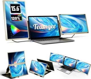 Monitor Extensor Triple pantalla 15.6"