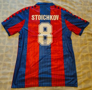 Camiseta FC Barcelona Meyba 92 Stoichkov 8 2XL