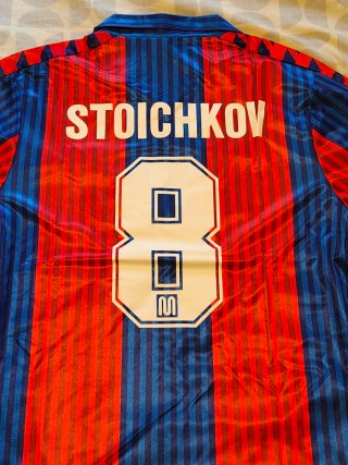 Camiseta FC Barcelona Meyba 92 Stoichkov 8 2XL