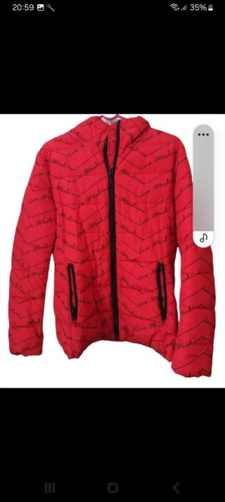 Cazadora LOVE MOSCHINO Roja Talla M