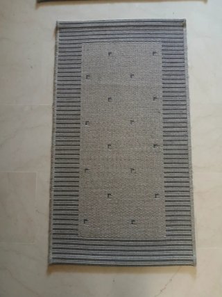 Conjunto 2 Alfombras Rectangulares Grises