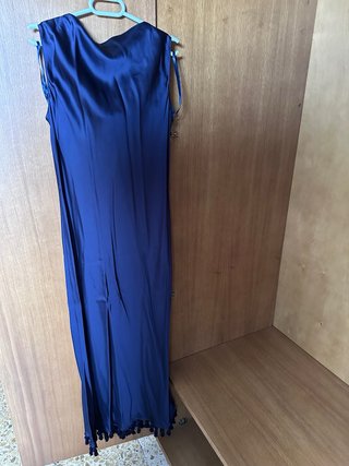 Vestido largo azul Carolina Herrera