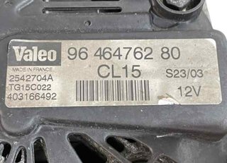 Citroen 9646476280 alternador c3 125252