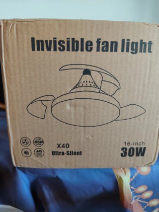 Lámpara LED con ventilador