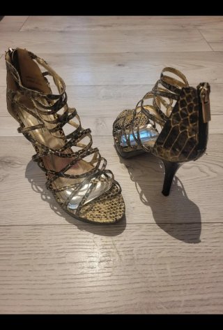 Sandalias gladiador tacón alto Anne Michelle