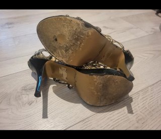 Sandalias gladiador tacón alto Anne Michelle