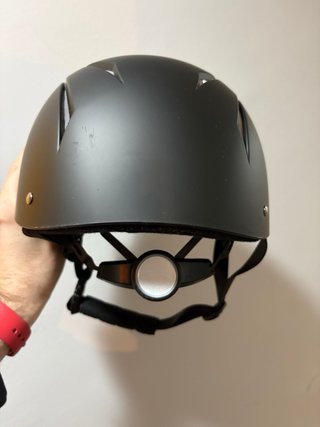Casco Equitación Infantil Fouganza Negro