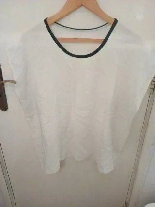 Blusa Branca Senhora Tamanho Único