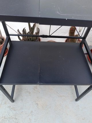 Estantería negra extensible
