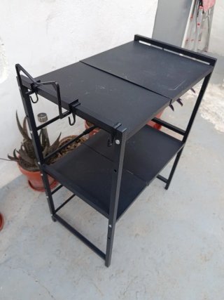 Estantería negra extensible