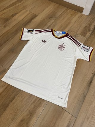 Camiseta España Adidas Blanca