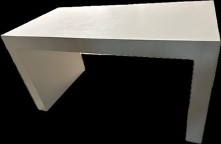 Escritorio blanco 3 cajones diseño lacado