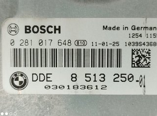 2085551 centralita motor 0281017648 bmw serie 520d