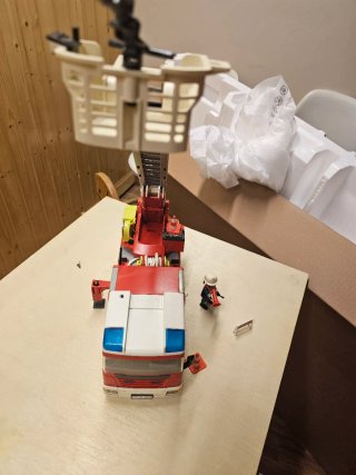 Camión Bomberos Playmobil con escalera