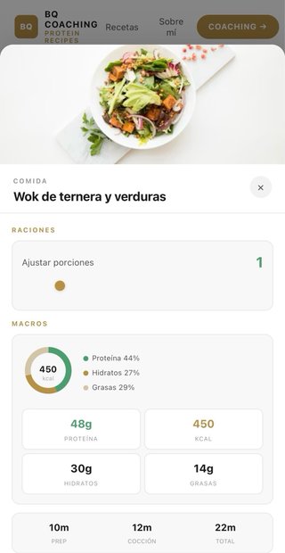 Acceso a App de Recetas Fitness: Macros y Proteína
