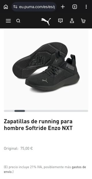 Zapatillas Puma Negras